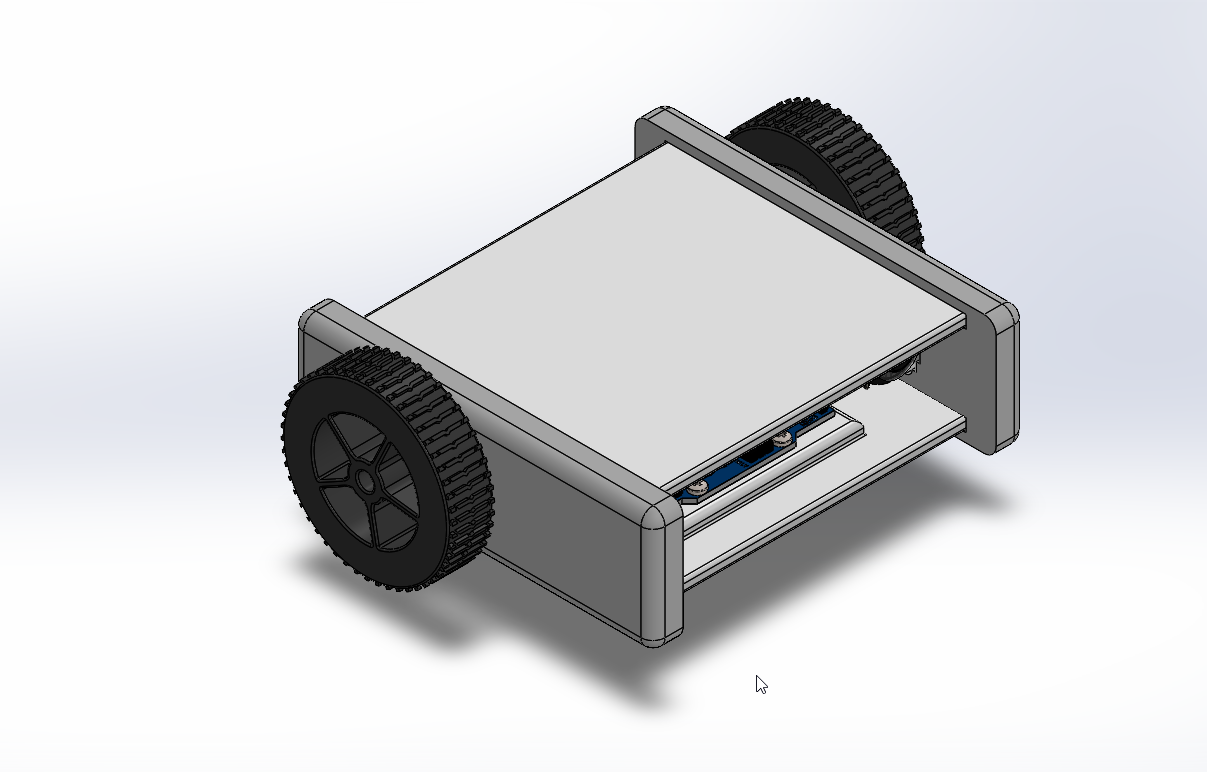 Educational differential robot
