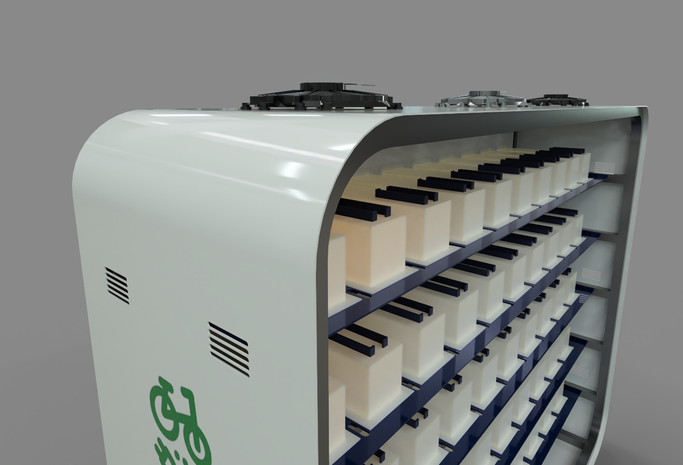 ebicycle indoor battery charging station